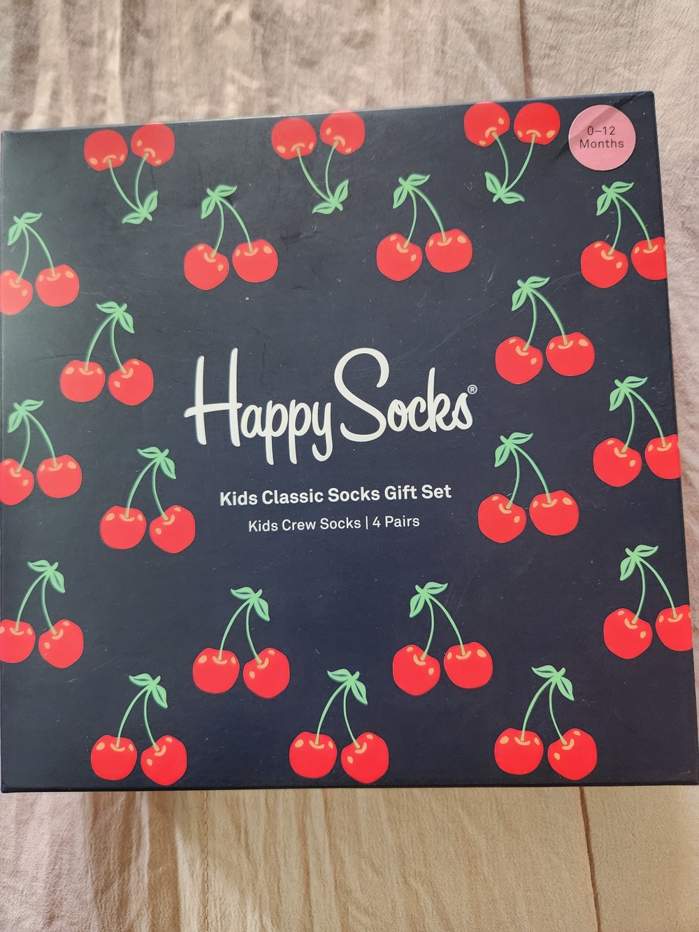 Happy Socks Kids Classic Socks Gift Set - Red Cherry